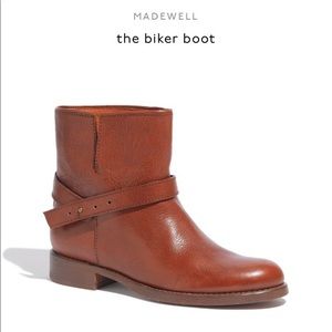 Madewell Moto Boots (Pecan)